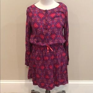OshKosh Long Sleeve Heart Design Dress (8) EUC
